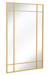 "Mirroroutlet - The Genestra - Gold Contemporary Wall & Leaner Garden Mirror 71""x 43"" (180 X 110 Cm)" - thumbnail 4