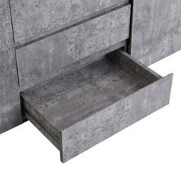 Furniture in Fashion Odessa Sideboard With 2 Door 4 Drawer In Concrete Effect And Led - thumbnail 9