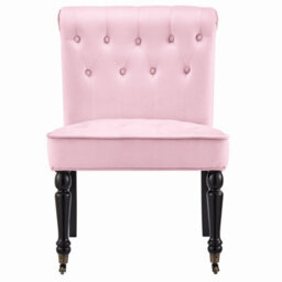 Bravich Winston Velvet Accent Chair Wheels Powder Pink - thumbnail 3