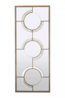 Orsina Modern Design Wall Mirror, Mid Century Hallway Mirror, Elegant Modern Mirror, Detailed Large Hallway Mirror - image 1