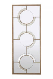 Orsina Modern Design Wall Mirror, Mid Century Hallway Mirror, Elegant Modern Mirror, Detailed Large Hallway Mirror - thumbnail 1