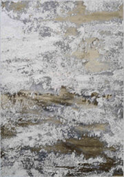 Onyx Modern Living Room Rug - Abstract Area Rugs Gold 160X230 Cm - thumbnail 3