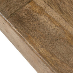 Pacific Lifestyle Oak Finish Mango Wood Console Table With Black Metal Cross Legs 100Cm, Pahoja - thumbnail 7