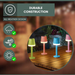 Marco Paul Warm White Outdoor Table Lamps Solar Lights - thumbnail 5