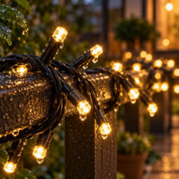 Shopnbits 20M 200 Led Fairy Lights Warm White, Ip44 Waterproof, 8 Modes Remote Timer, Indoor Outdoor - thumbnail 5