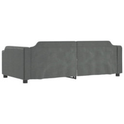 Berkfield Daybed With Trundle And Drawers Dark Grey 90X190 Cm Fabric - thumbnail 7