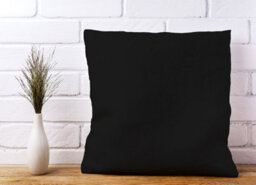 Warren Reed Designer Midnight Black Cushions 45Cm X 45Cm - thumbnail 2