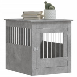 Walplus Concrete Grey Dog Crate Furniture 64.5X80X71 Cm Engineered Wood - thumbnail 4