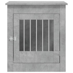 Walplus Concrete Grey Dog Crate Furniture 64.5X80X71 Cm Engineered Wood - thumbnail 7
