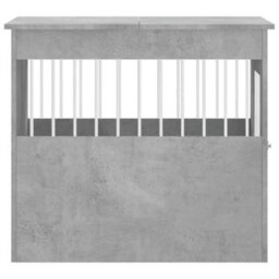Walplus Concrete Grey Dog Crate Furniture 64.5X80X71 Cm Engineered Wood - thumbnail 8