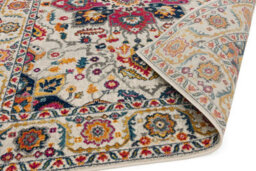 Traditional Rug, Persian Rug Bedroom, Stain-Resistant Diningroom Rug, Easy To Clean Rug, White Multi Rug-160Cm X 230Cm - thumbnail 4
