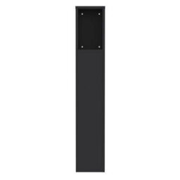 Berkfield Headboard Cabinet Black 100X18.5X104.5 Cm - thumbnail 5
