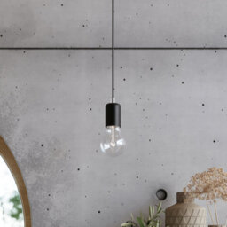 Sollux Lighting Edison Fabric & Steel Black 5 Light Classic Chandelier - thumbnail 8