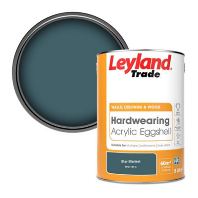 Leyland Trade Hardwearing Acrylic Eggshell Emulsion Paint Star Blanket (Ppg1149-6) 5L - image 1