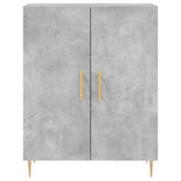 Berkfield Highboard Concrete Grey 69.5X34X180 Cm Engineered Wood - thumbnail 8