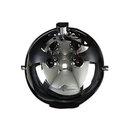 Long Life Lamps Company Gloss Black Chrome 3 Way Adjustable Eyeball Ceiling Spotlight Gu10 - thumbnail 4