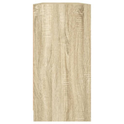 Berkfield Bookcase With Doors Sonoma Oak 204X37X75 Cm Engineered Wood - thumbnail 7