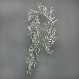 Mistletoe Frosted Garland - Green - thumbnail 3