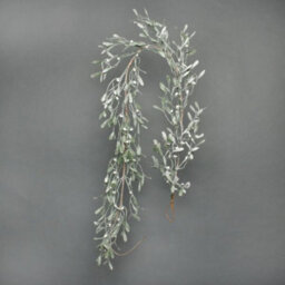 Mistletoe Frosted Garland - Green - thumbnail 4