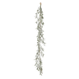 Mistletoe Frosted Garland - Green - thumbnail 5