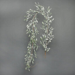 Mistletoe Frosted Garland - Green - thumbnail 6