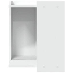 Walplus Cat Litter Box Enclosure White 42X42X51 Cm Engineered Wood - thumbnail 4