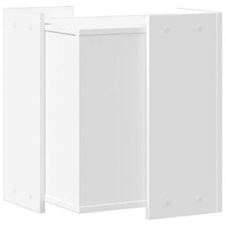 Walplus Cat Litter Box Enclosure White 42X42X51 Cm Engineered Wood - thumbnail 6