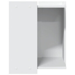 Walplus Cat Litter Box Enclosure White 42X42X51 Cm Engineered Wood - thumbnail 5