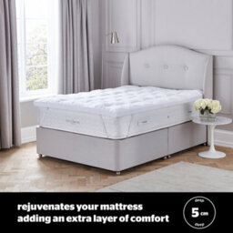 Silentnight Ultimate Luxury Hungarian Goose Feather & Down Mattress Topper - Double - thumbnail 2