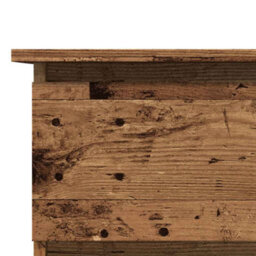 Berkfield Corner Desk Old Wood 145X100X76 Cm Engineered Wood - thumbnail 8