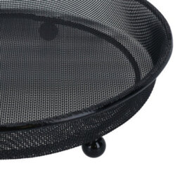 AB Tools Heavy Duty Black Mesh Metal Ground Wild Bird Feeder Feeding Tray 22Cm - thumbnail 5
