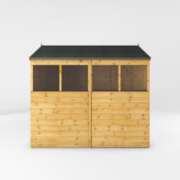 Waltons 8 X 6 Shiplap Garden Storage Shed Tongue And Groove Apex Single Door Windows - thumbnail 4