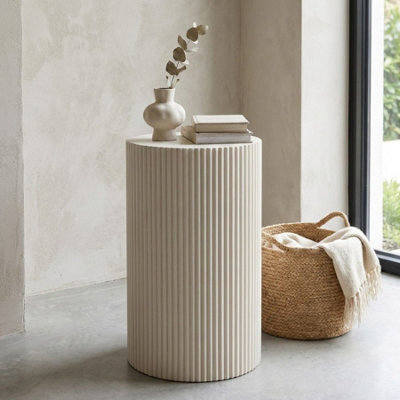 Garden Greatness Maison Sand Pillar Cylinder Side Table - image 1