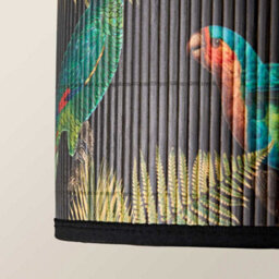 Valuelights Daintree Small Dark Jungle Bamboo Drum Ceiling Lamp Shade And Bulb (D)25Cm - thumbnail 5