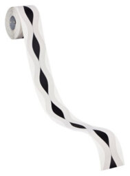 As Creation Bricoflor White Black Geometric Modern Graphic Retro Wallpaper Border 5.00 X 0.05 M - thumbnail 2