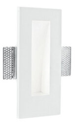 Luminosa Lighting Luminosa Ariel Recessed Wall Light White 11X24.5X5.5Cm - thumbnail 1