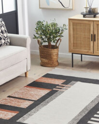 Beliani Rug Kakinada Multicolour 160 X 230 Cm Cotton - thumbnail 2