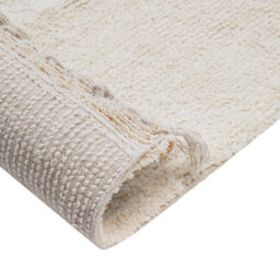 Beliani Kids Rug Khidari Mustard Off-White 140 X 200 Cm Cotton - thumbnail 4