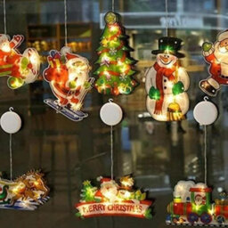 HSD Santa In Parachute - Silhouette Lights For Christmas Decoration - thumbnail 3
