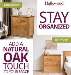 Hallowood Furniture Waverly Oak 2 Over 2 Chest Of Drawers - thumbnail 6
