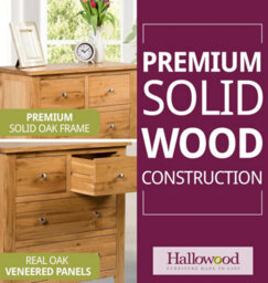 Hallowood Furniture Waverly Oak 2 Over 2 Chest Of Drawers - thumbnail 4
