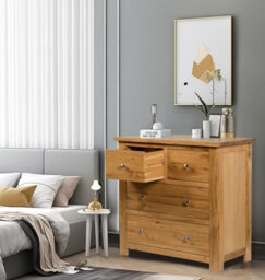 Hallowood Furniture Waverly Oak 2 Over 2 Chest Of Drawers - thumbnail 1