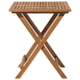 Beliani Bistro Set Folding Fiji Acacia Wood Light Brown - thumbnail 5