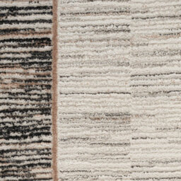 Grey Black Bordered Abstract Modern Easy To Clean Rug For Bedroom & Living Room-160Cm X 221Cm - thumbnail 5