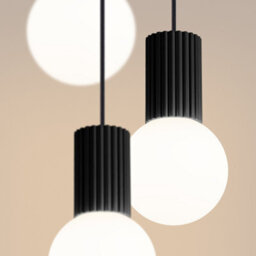 Luminosa Lighting Luminosa Halo Cluster Pendant Ceiling Light Black 3X G9 - thumbnail 3