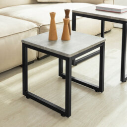 Sobuy Fbt42-Hg, Nesting Tables, Set Of 2 Coffee Table Side Table End Table, Grey,w50Xd50Xh50 - thumbnail 4