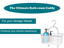 Blue Canyon Single Hanging Shower Caddy Plastic Basket Rust-Resistant No-Drill Bathroom Shelf Organizer - thumbnail 3