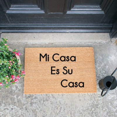 Artsy Doormats Mi Casa Su Casa Doormat Spanish  - Regular 60X40Cm - image 1