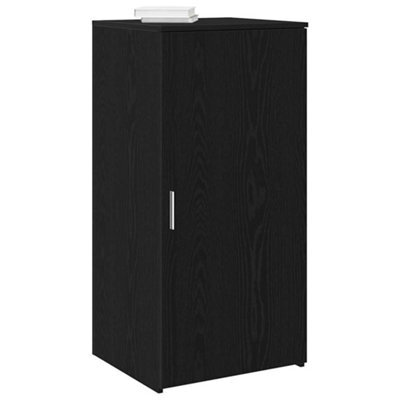 Vidaxl Storage Cabinet Black 50X45X103.5 Cm Engineered Wood - image 1
