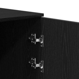 Vidaxl Storage Cabinet Black 50X45X103.5 Cm Engineered Wood - thumbnail 8
